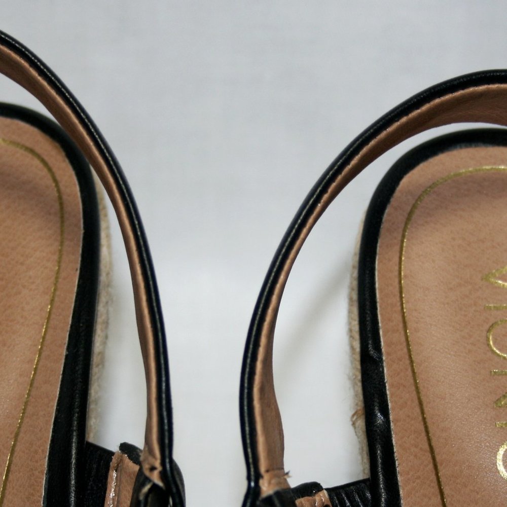 Vionic Black Wedge Sandals - Picture 5 of 8